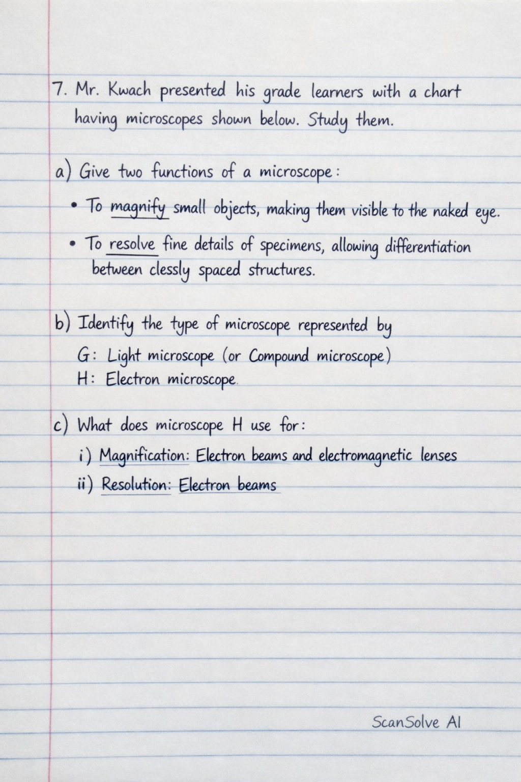 Handwritten step-by-step solution preview