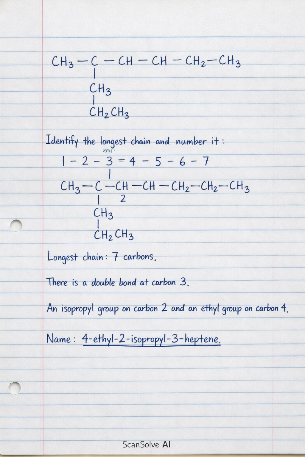 Handwritten step-by-step solution preview