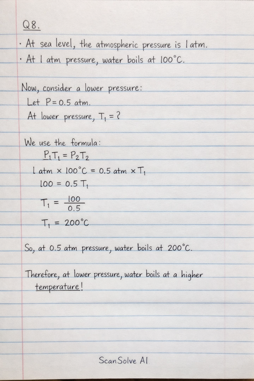 Handwritten step-by-step solution preview