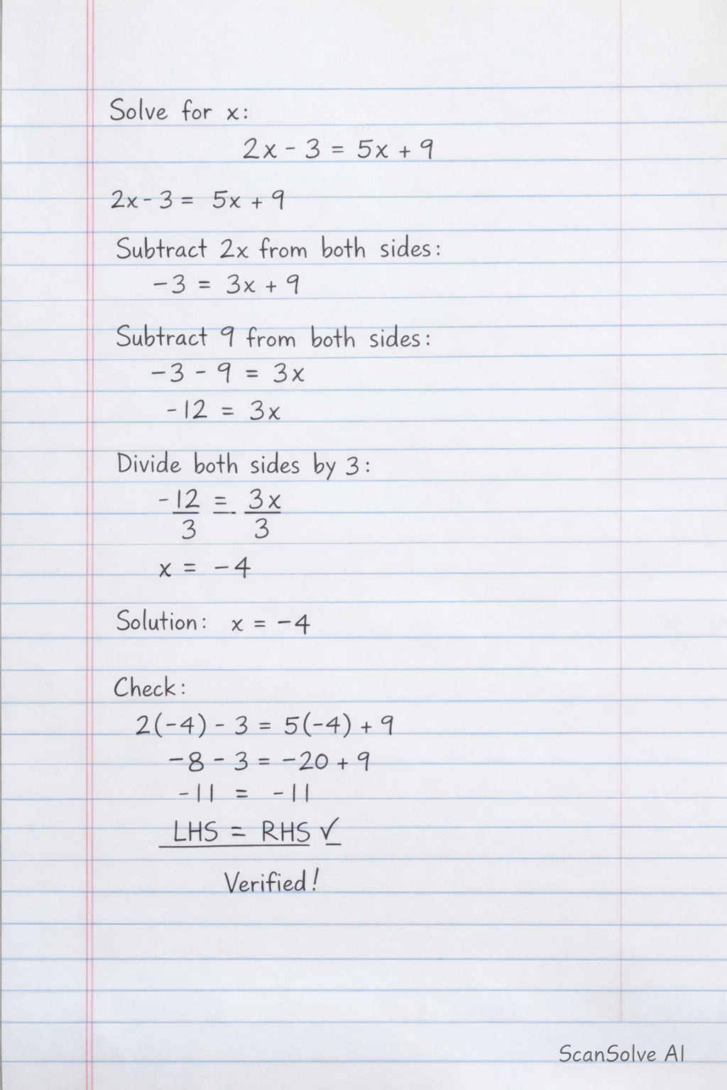 Handwritten step-by-step solution preview