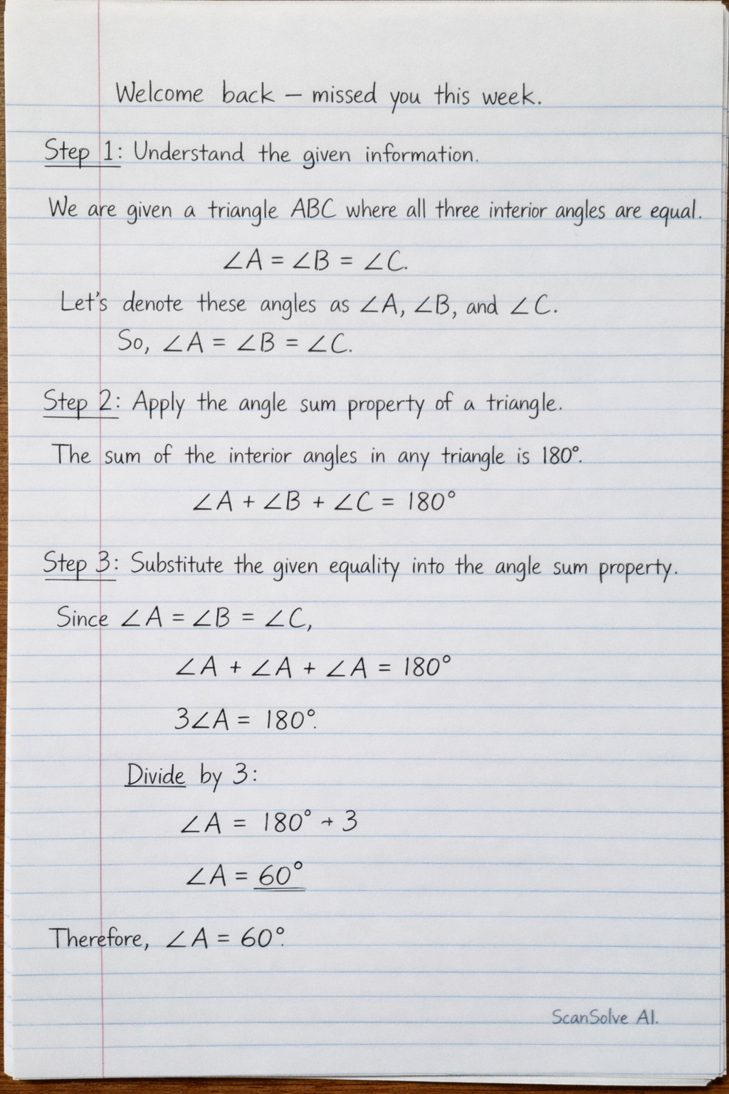 Handwritten step-by-step solution preview