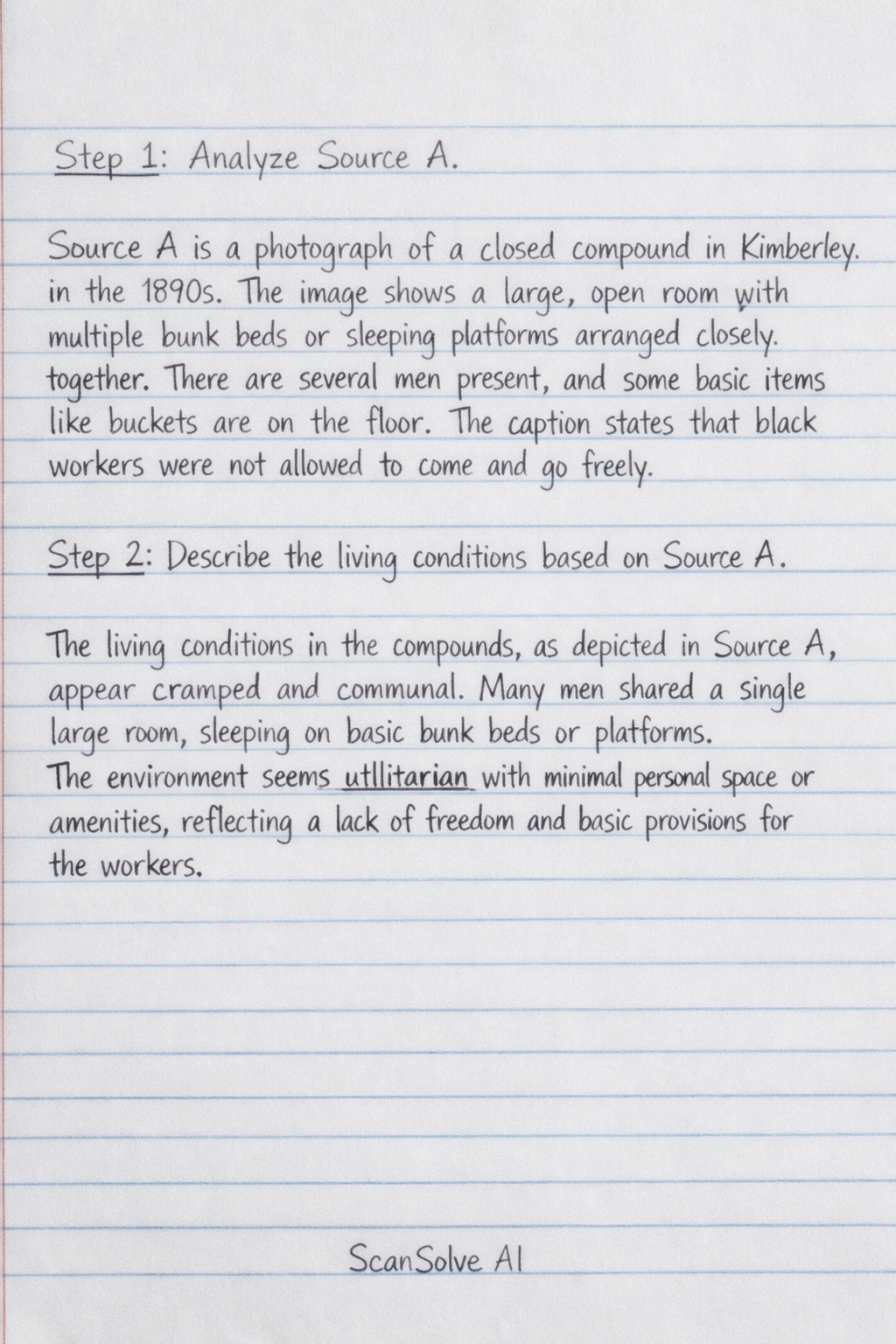 Handwritten step-by-step solution preview