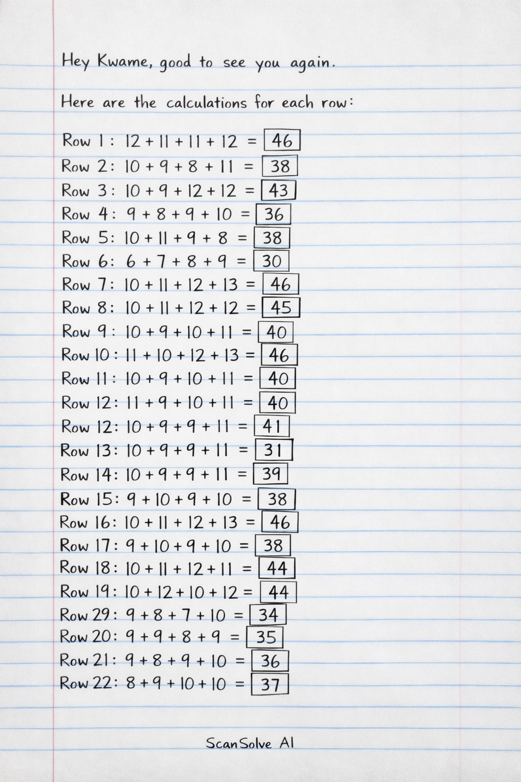 Handwritten step-by-step solution preview