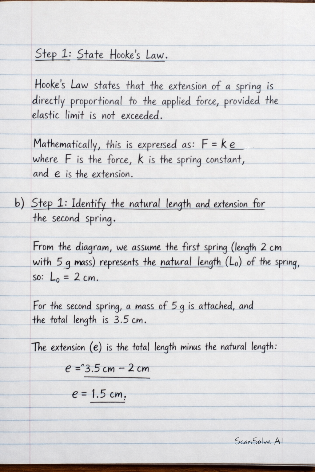 Handwritten step-by-step solution preview