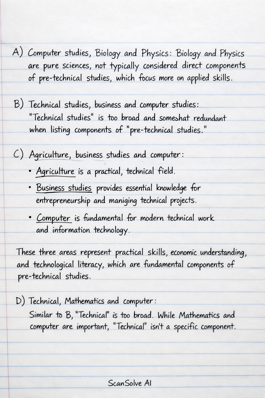 Handwritten step-by-step solution preview