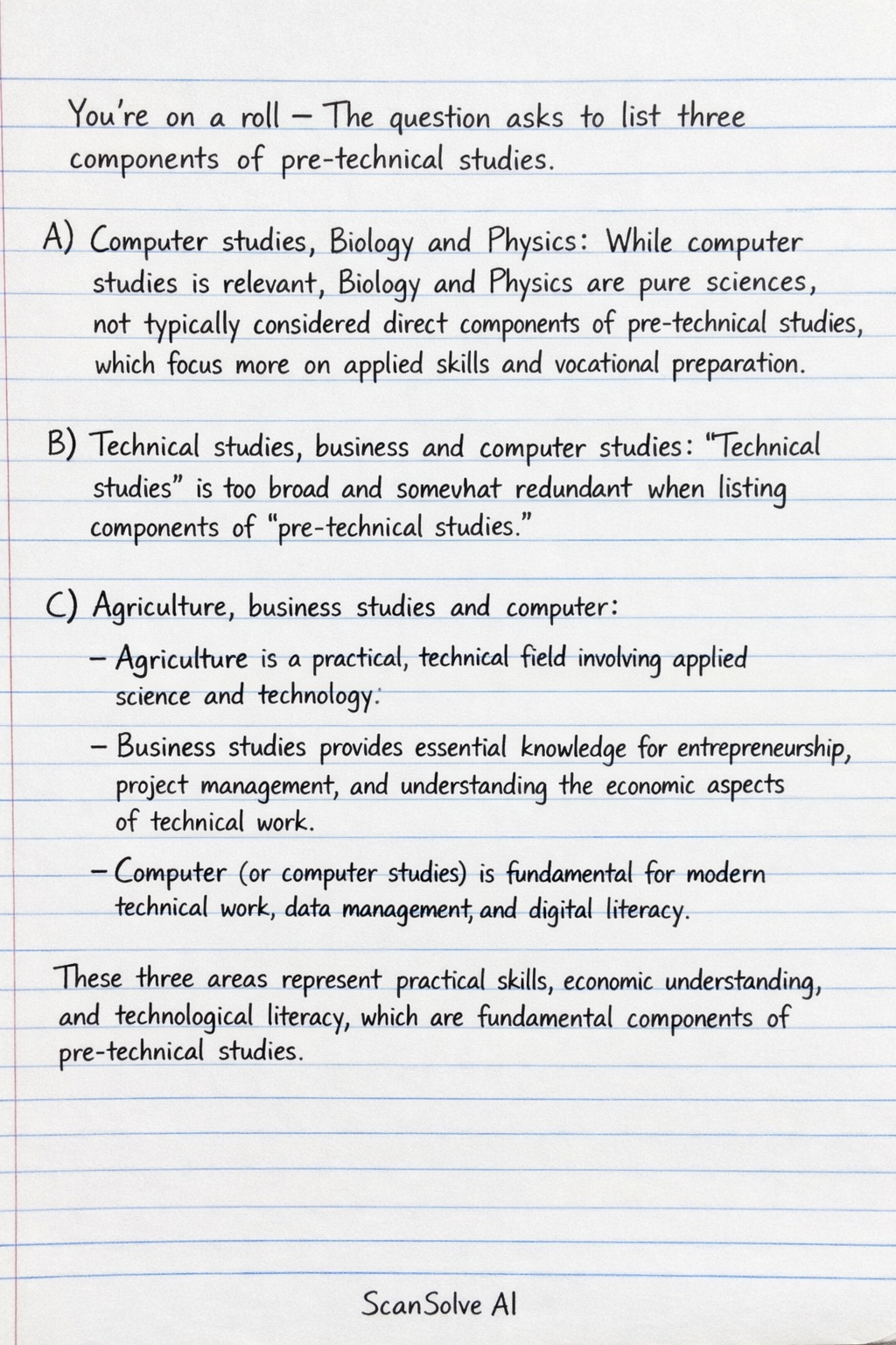 Handwritten step-by-step solution preview