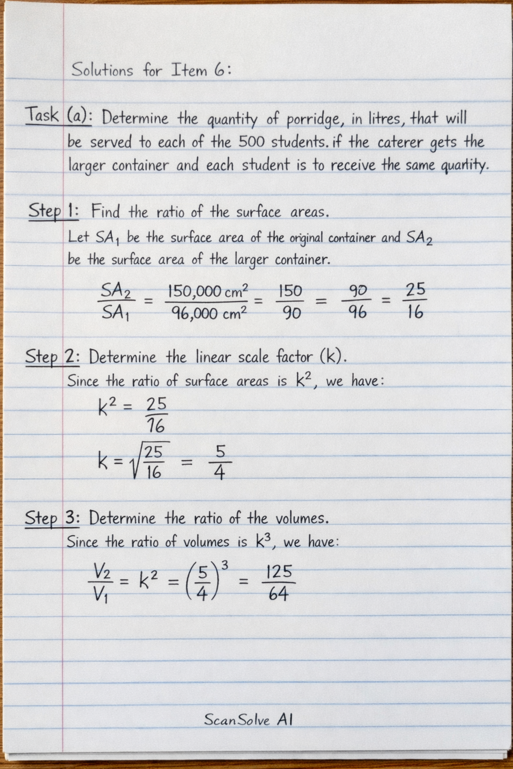 Handwritten step-by-step solution preview