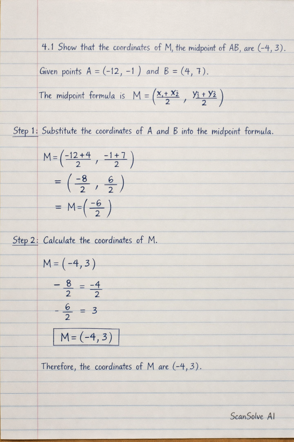 Handwritten step-by-step solution preview