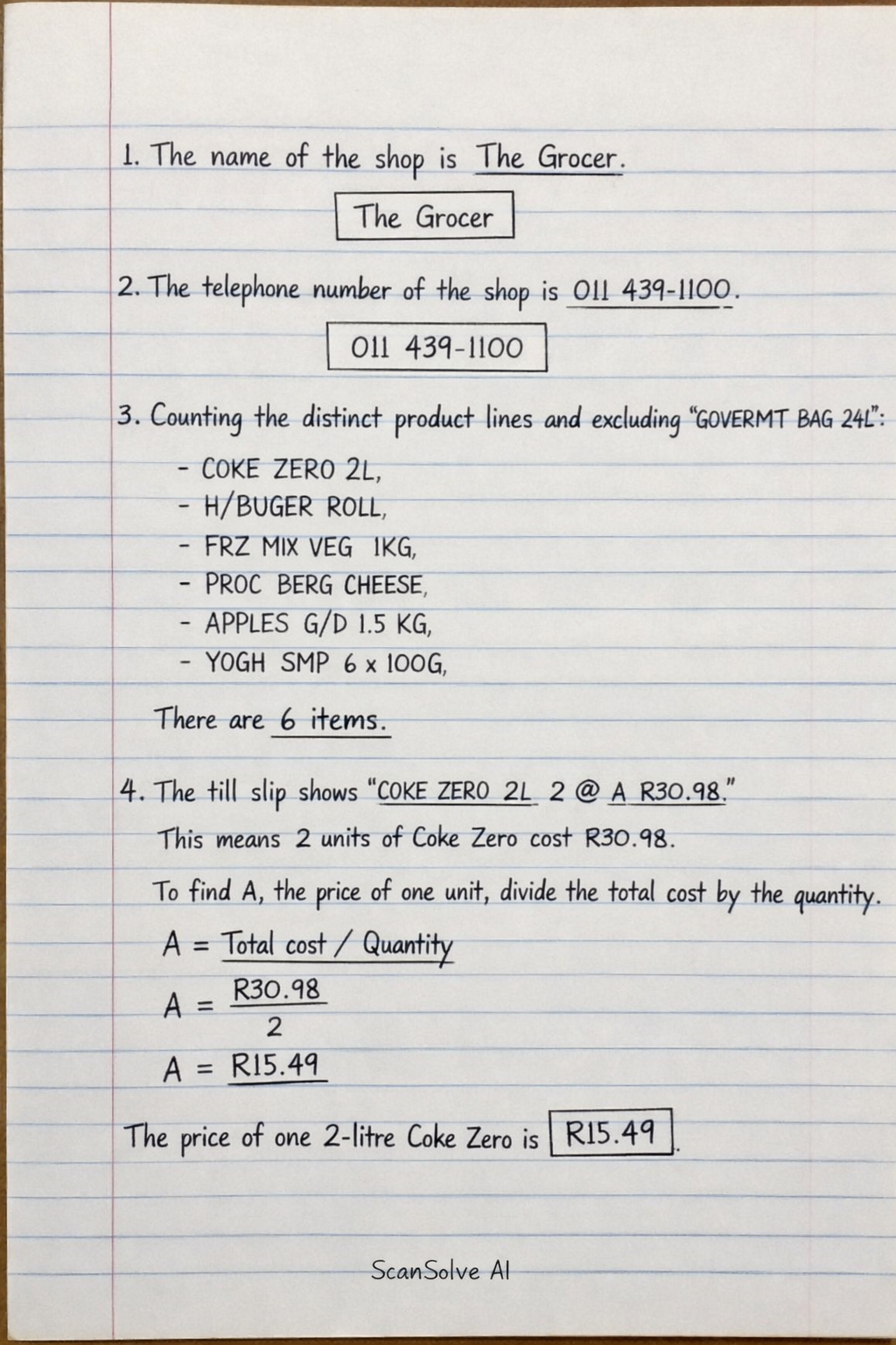 Handwritten step-by-step solution preview