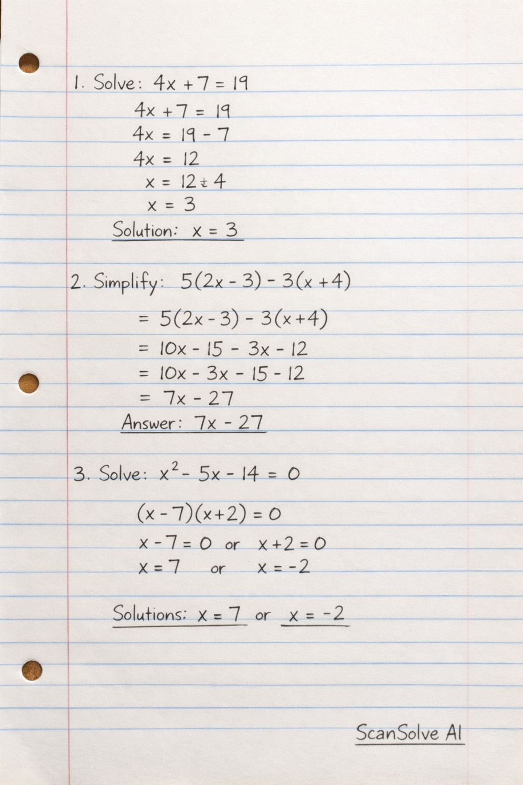 Handwritten step-by-step solution preview