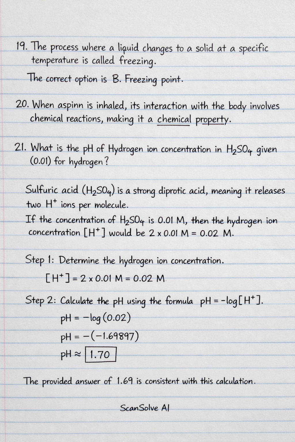 Handwritten step-by-step solution preview