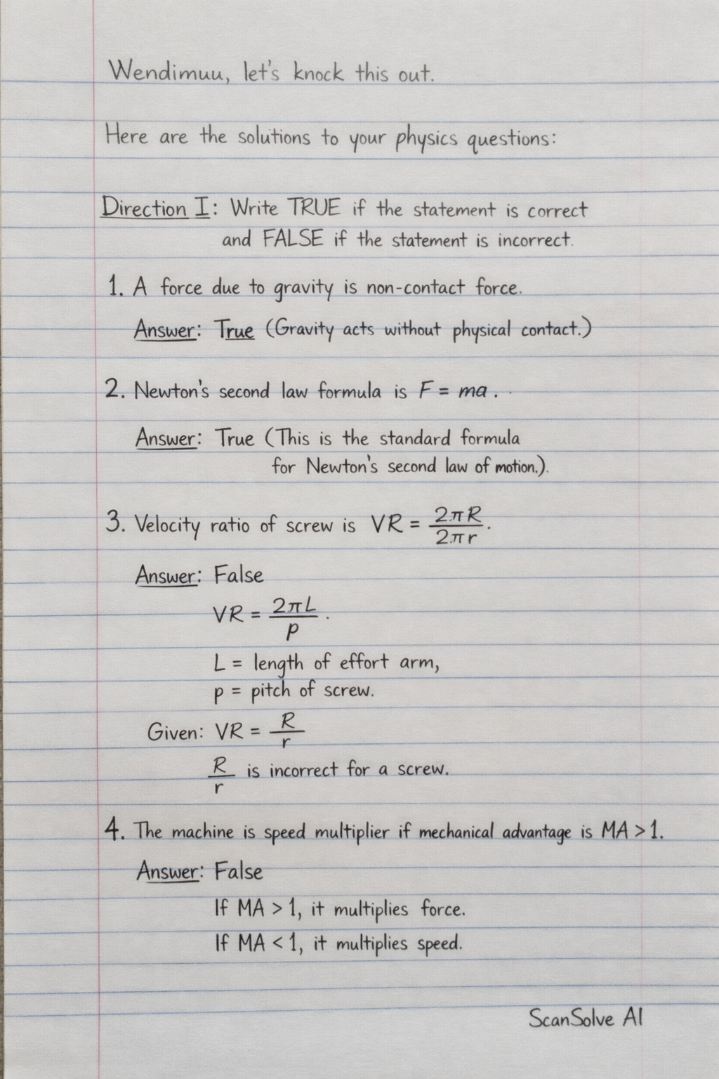 Handwritten step-by-step solution preview