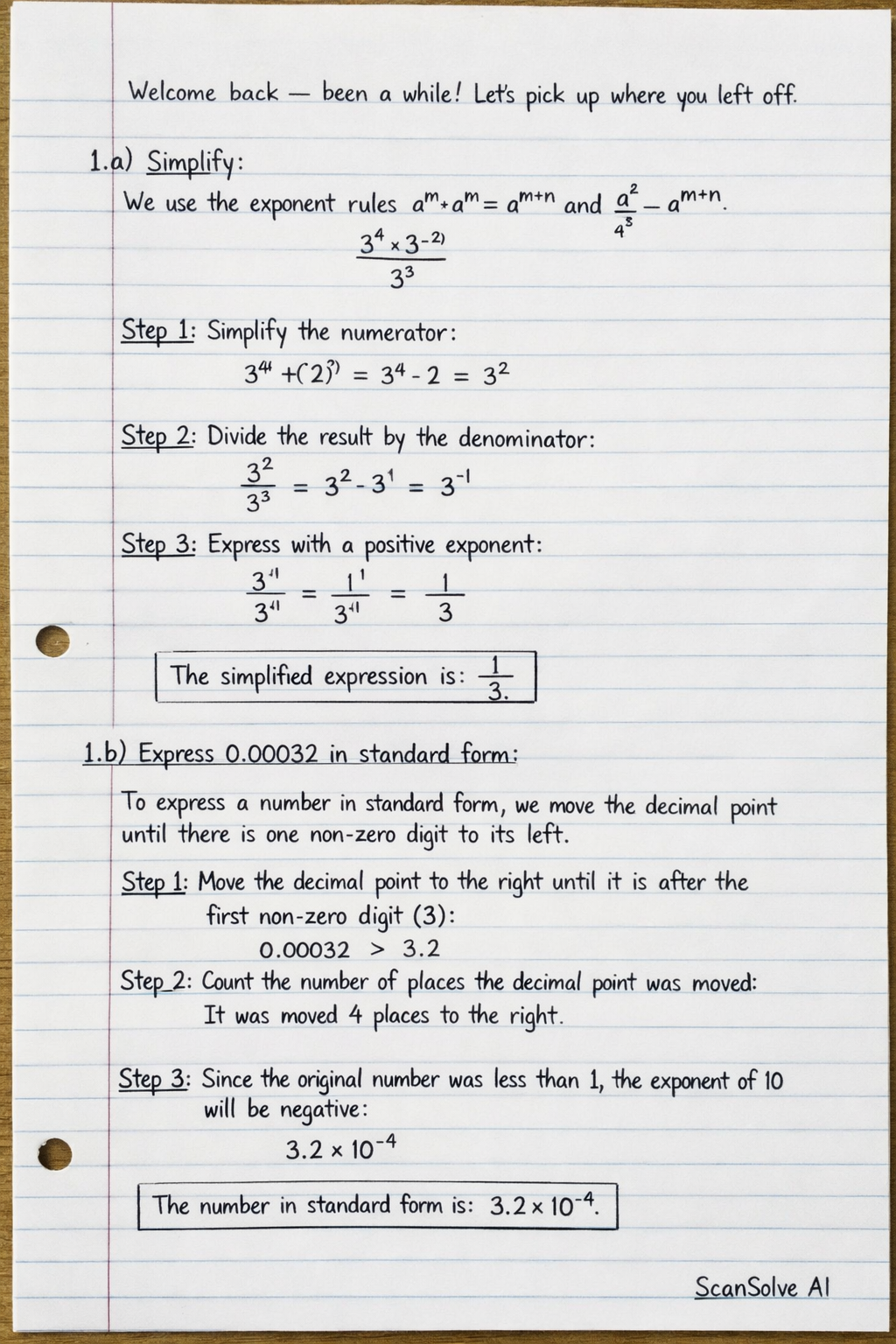 Handwritten step-by-step solution preview