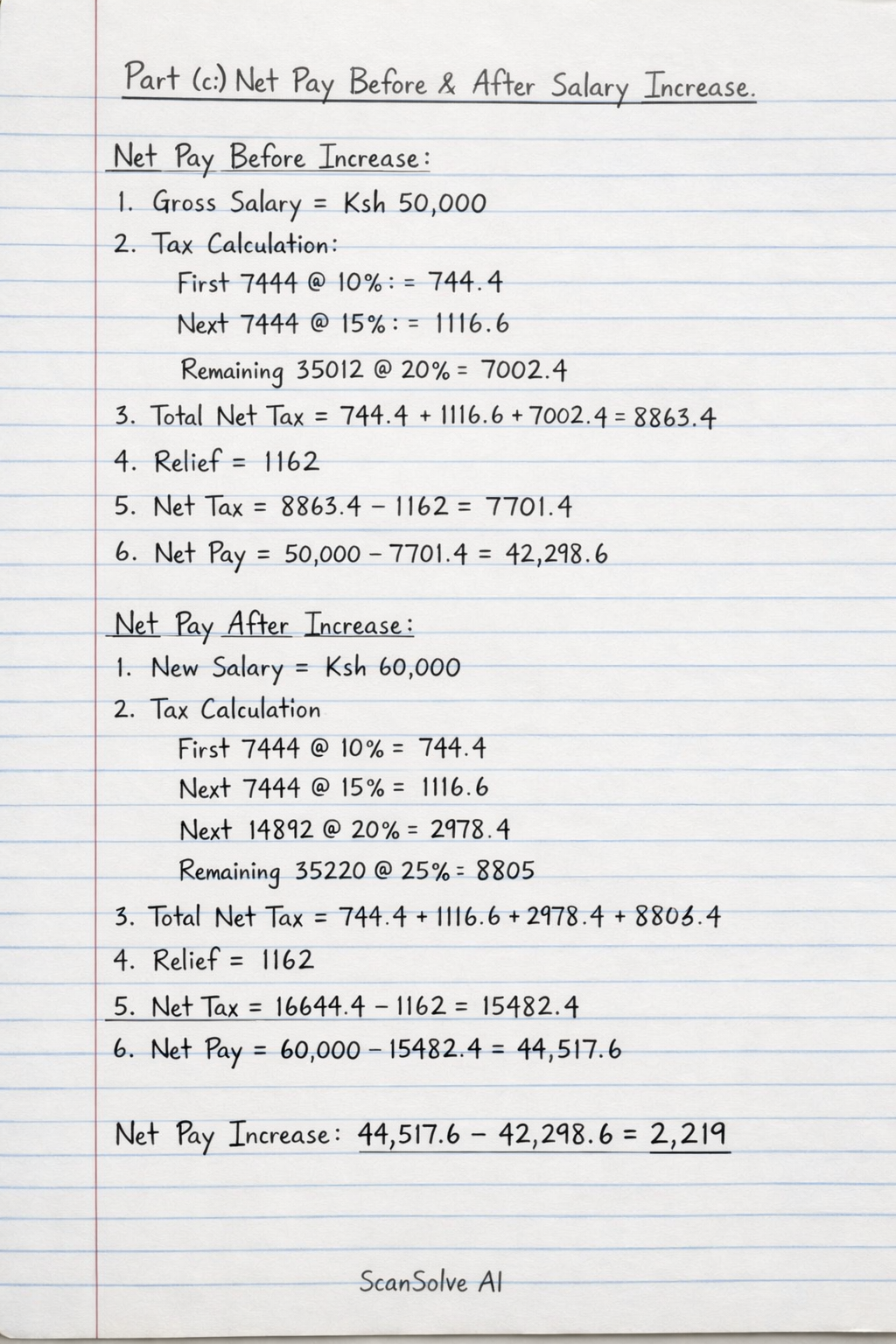 Handwritten step-by-step solution preview