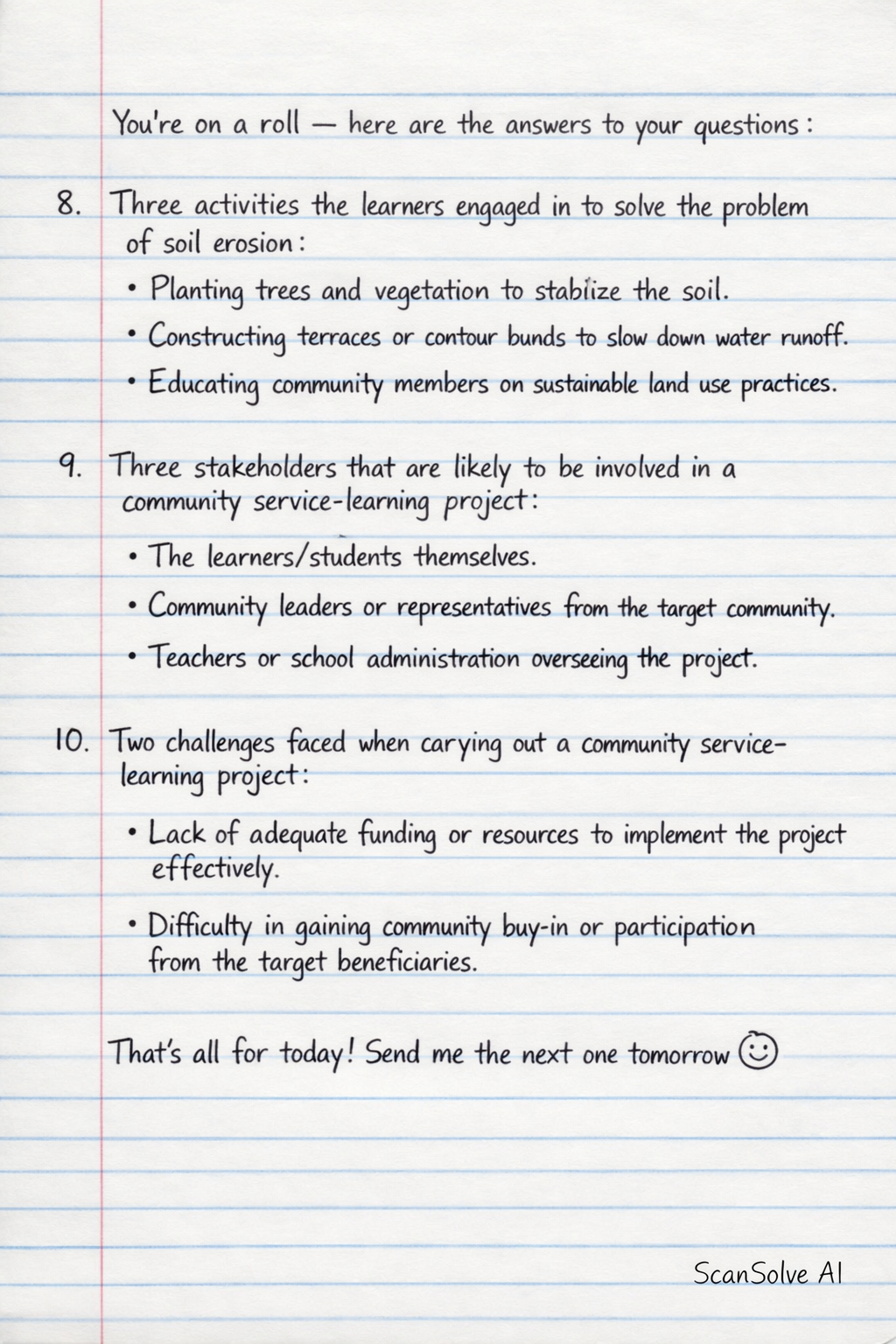 Handwritten step-by-step solution preview