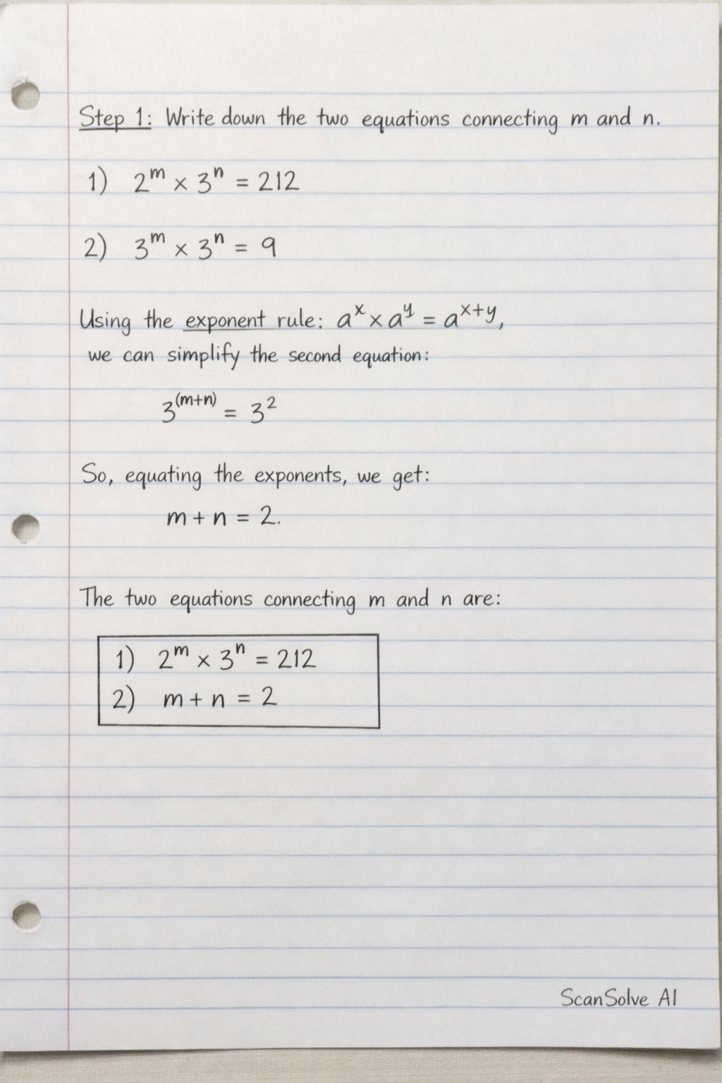 Handwritten step-by-step solution preview