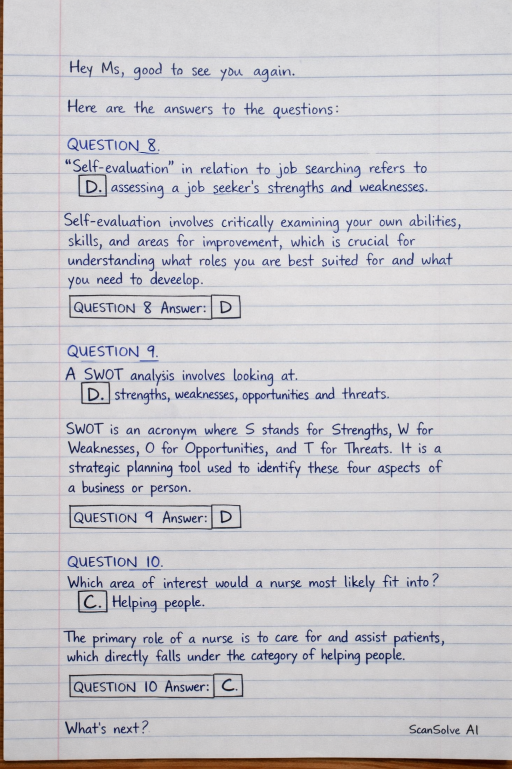 Handwritten step-by-step solution preview