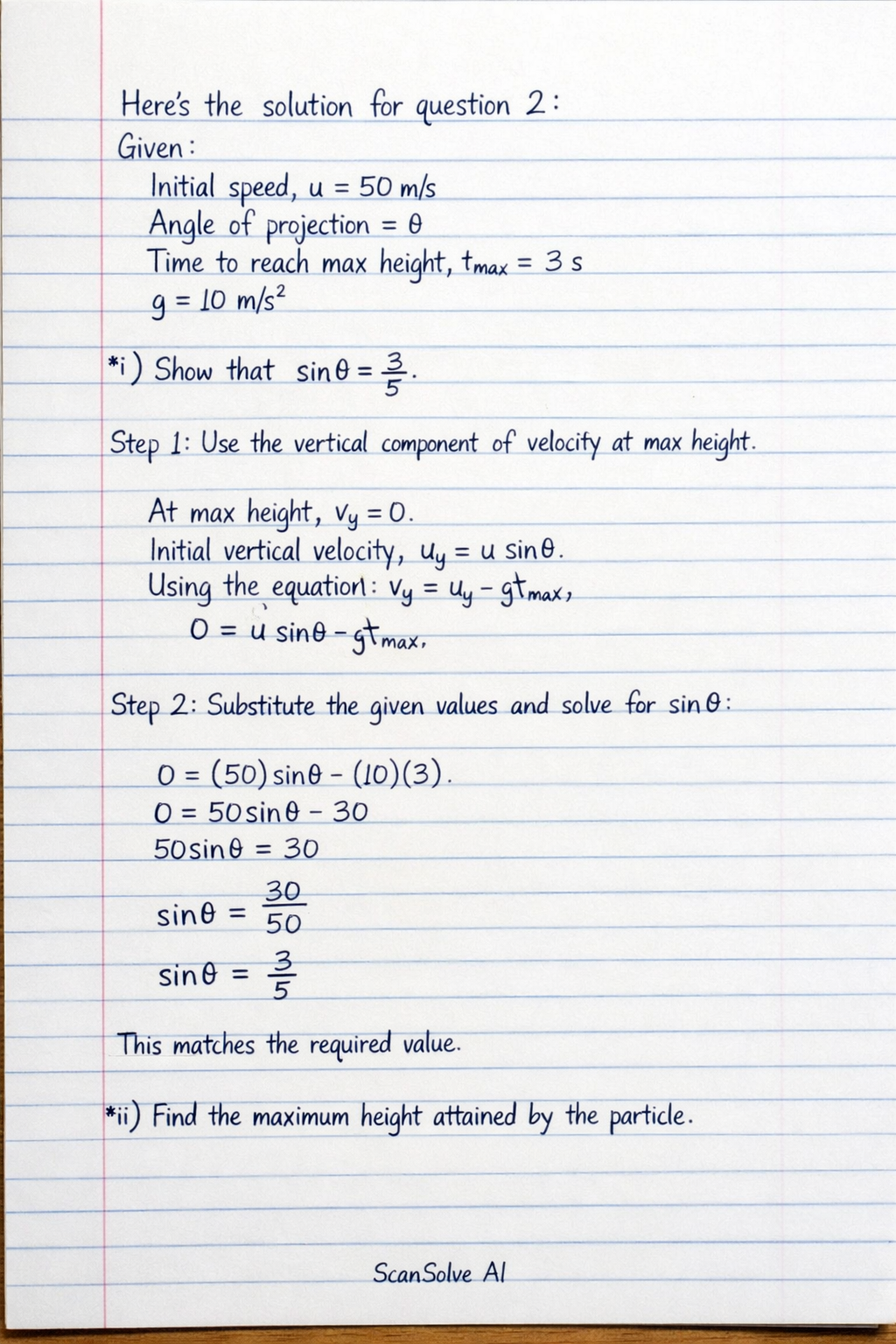 Handwritten step-by-step solution preview