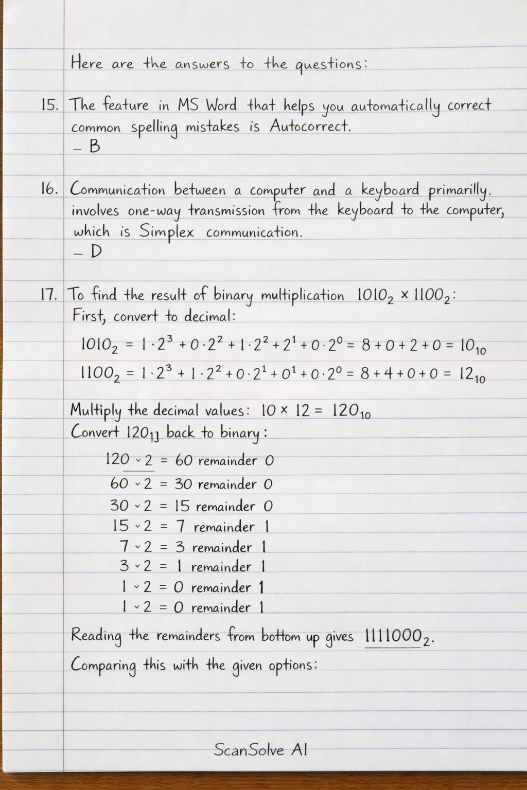 Handwritten step-by-step solution preview