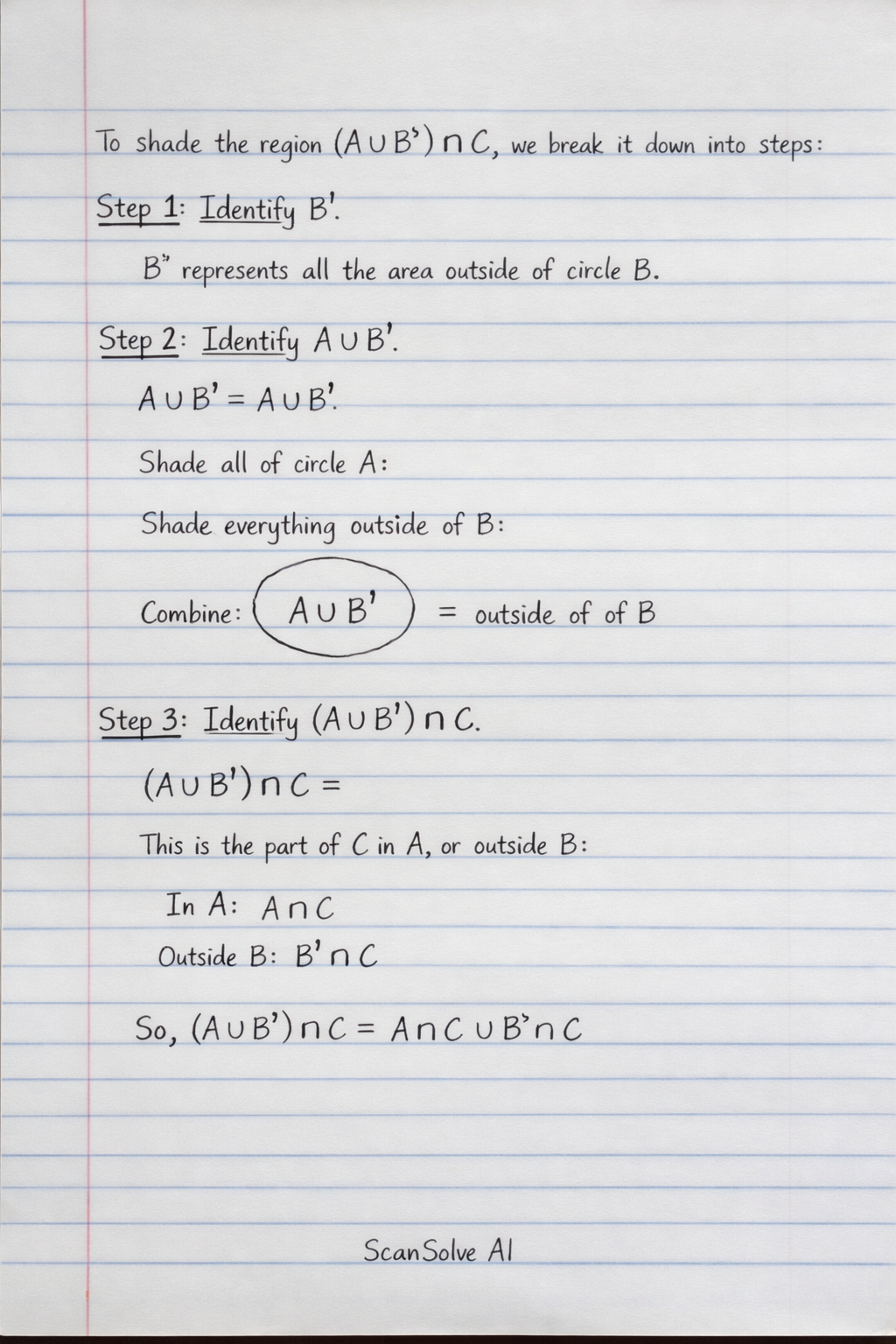 Handwritten step-by-step solution preview