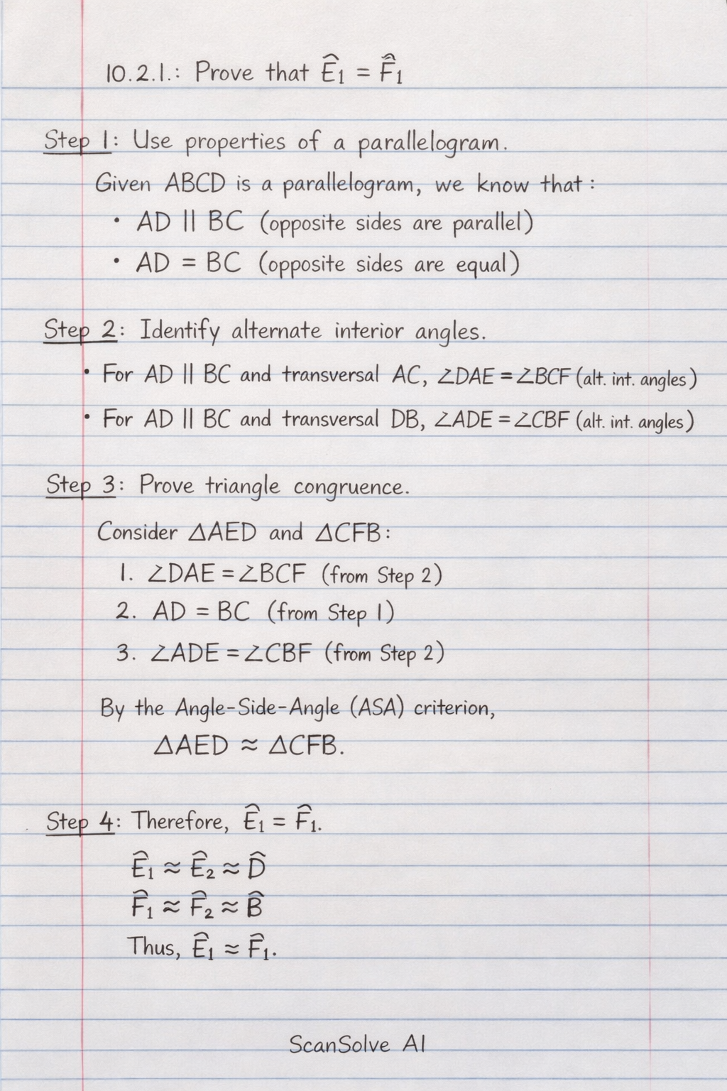Handwritten step-by-step solution preview