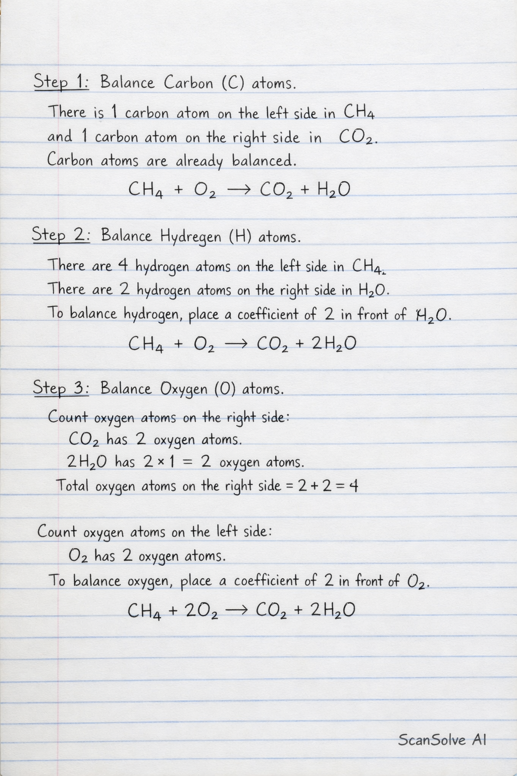Handwritten step-by-step solution preview