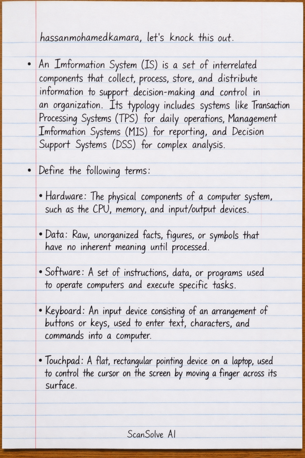 Handwritten step-by-step solution preview