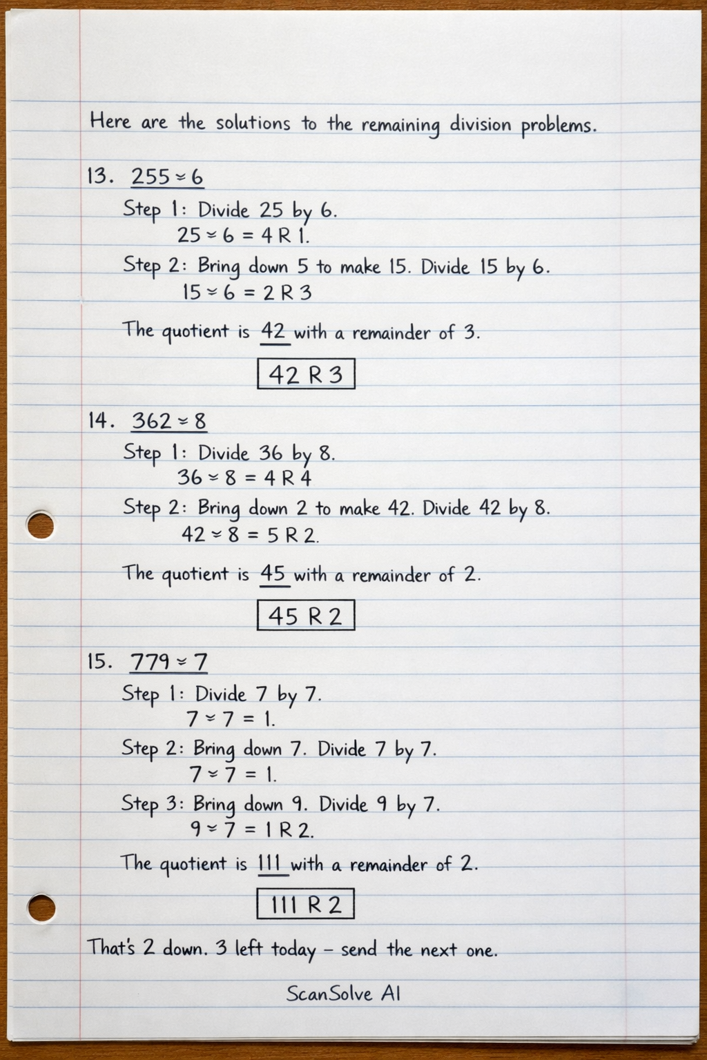 Handwritten step-by-step solution preview