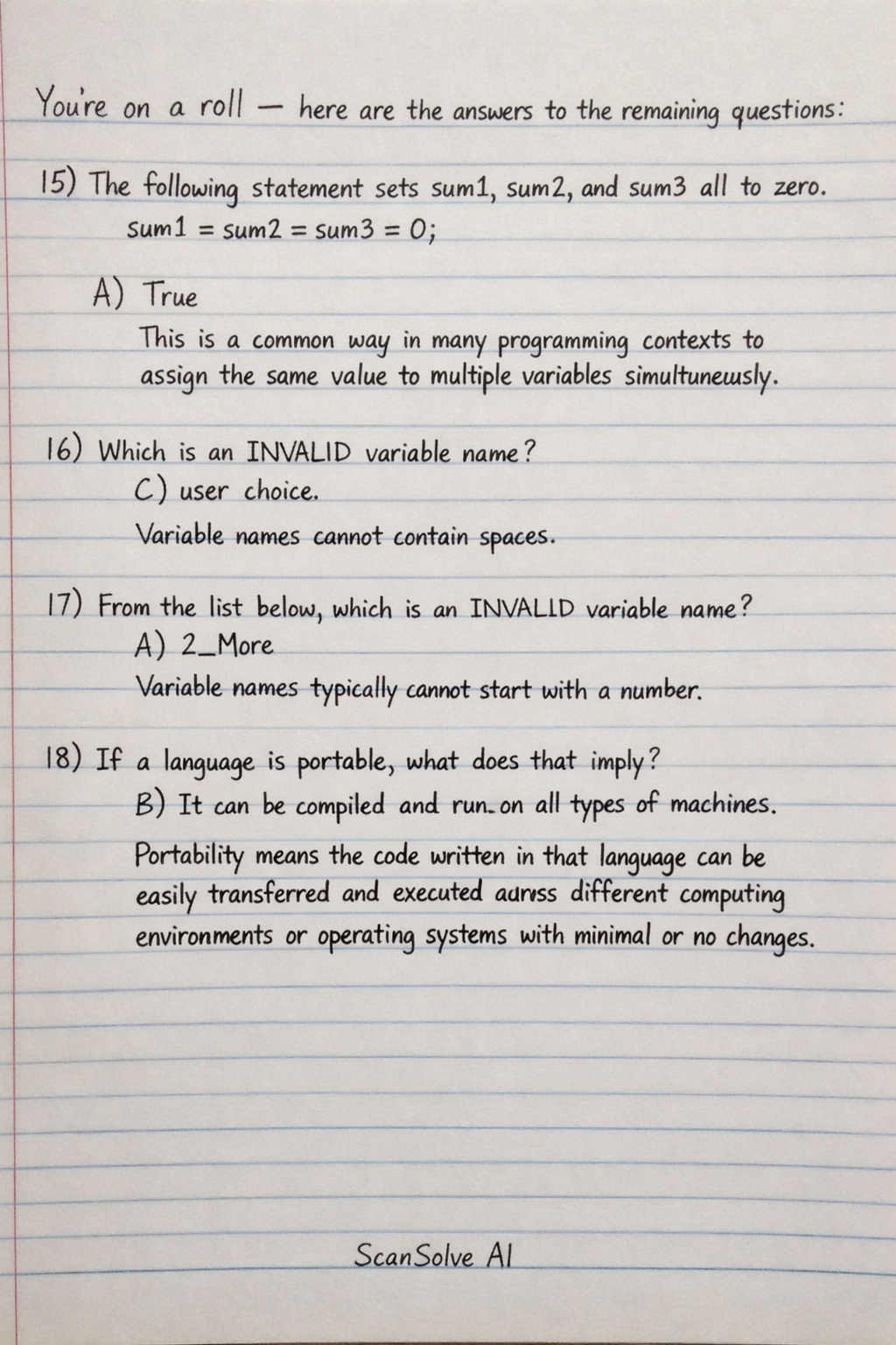 Handwritten step-by-step solution preview