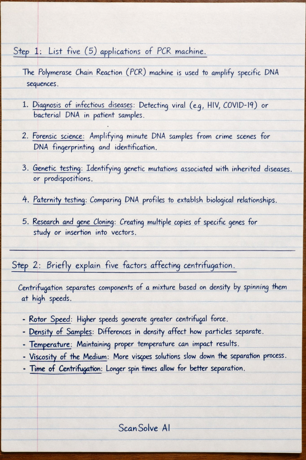 Handwritten step-by-step solution preview