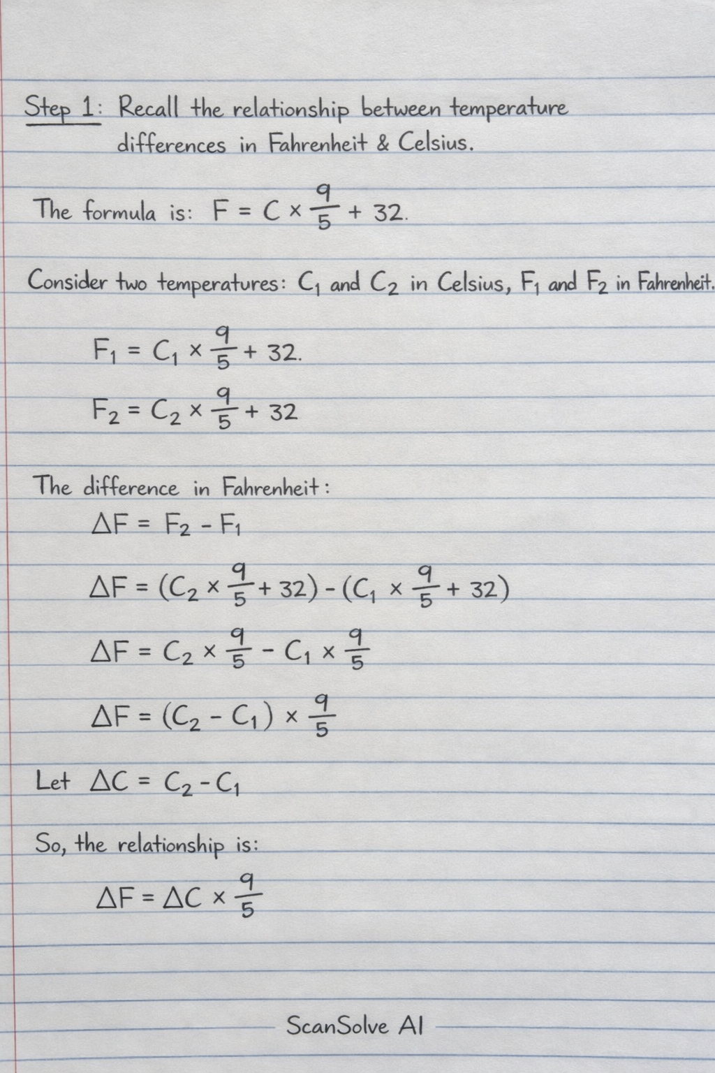 Handwritten step-by-step solution preview