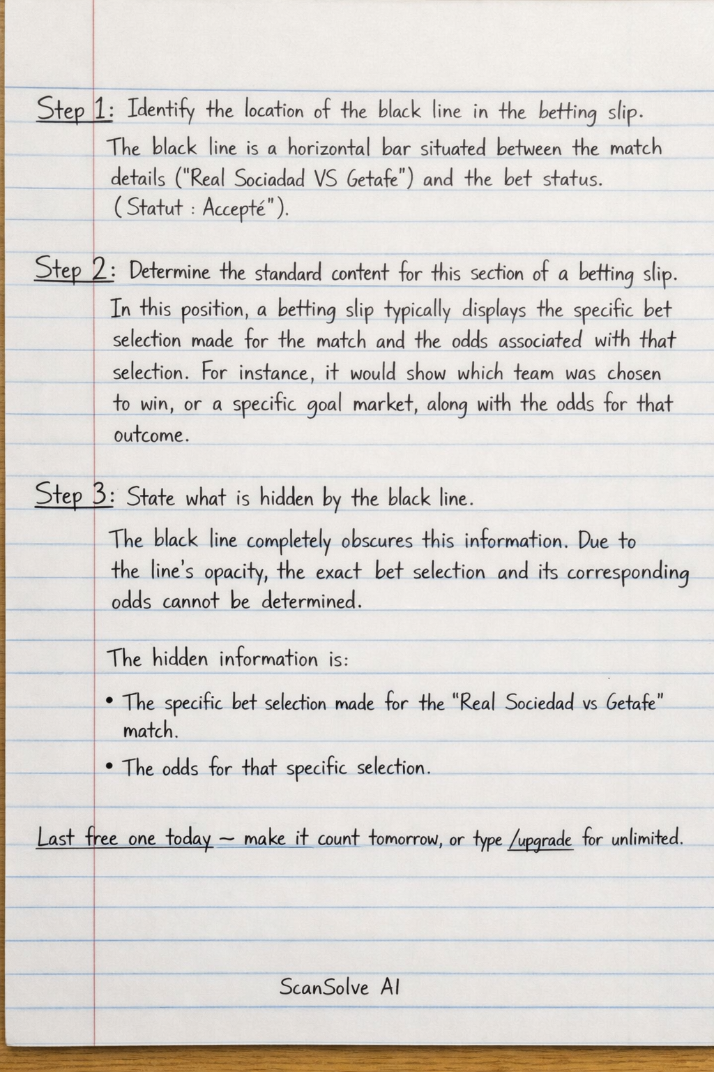 Handwritten step-by-step solution preview