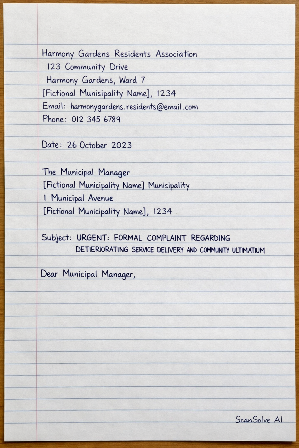 Handwritten step-by-step solution preview