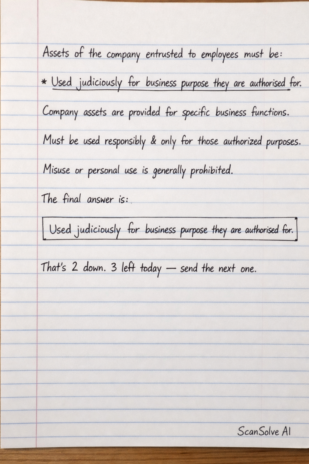 Handwritten step-by-step solution preview