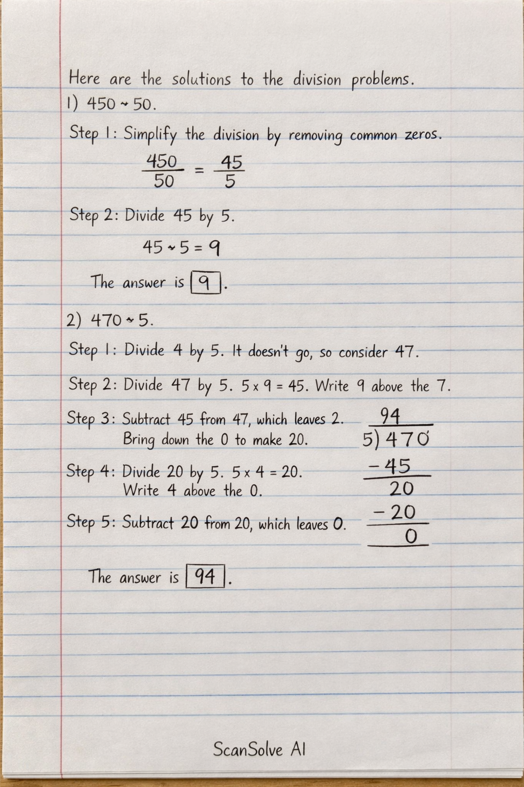 Handwritten step-by-step solution preview