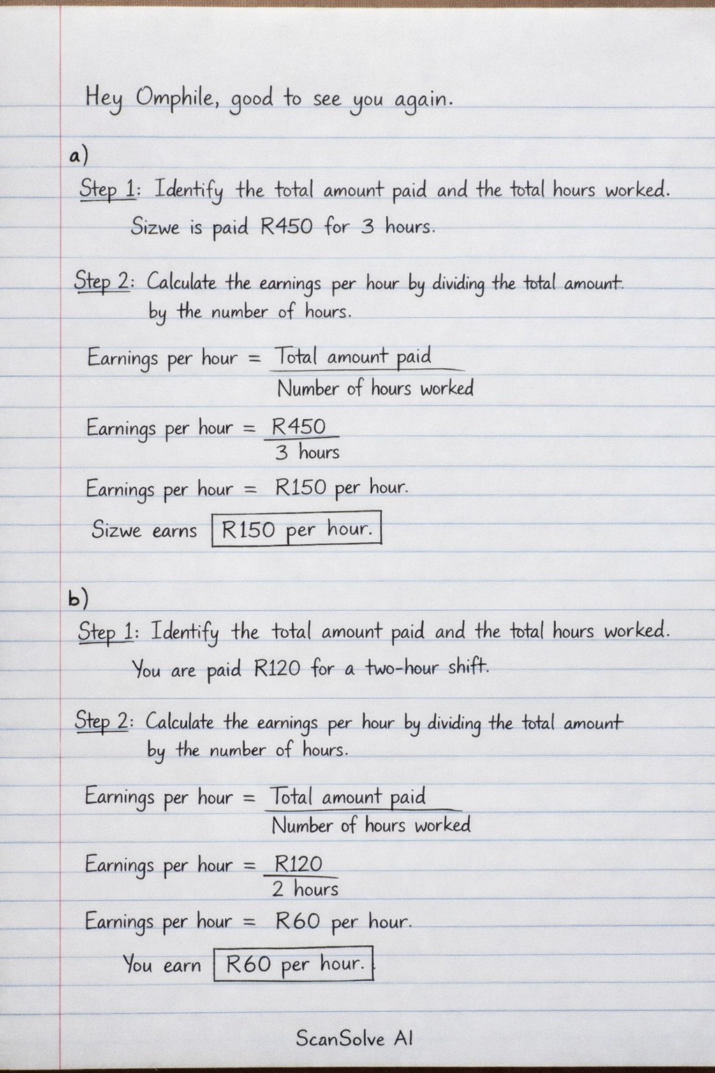 Handwritten step-by-step solution preview
