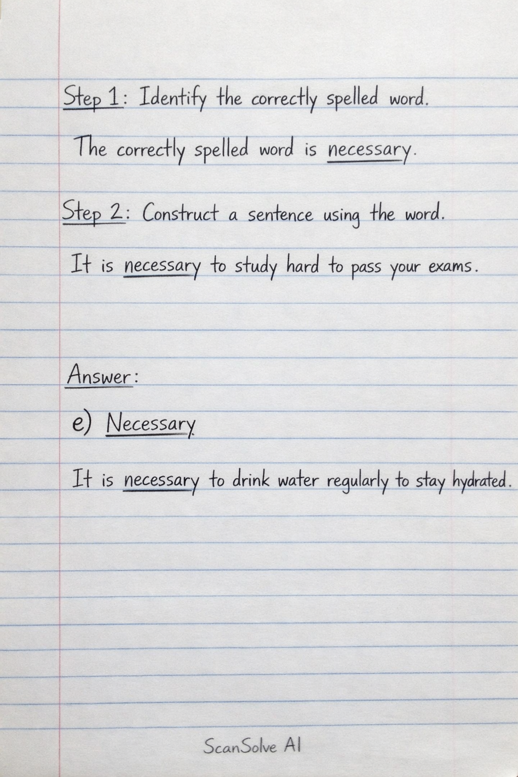 Handwritten step-by-step solution preview
