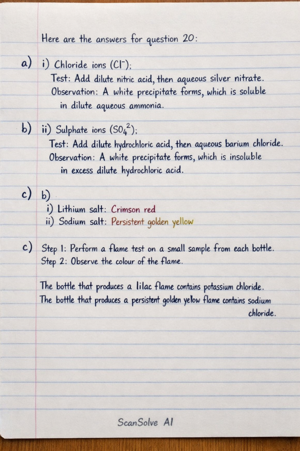 Handwritten step-by-step solution preview