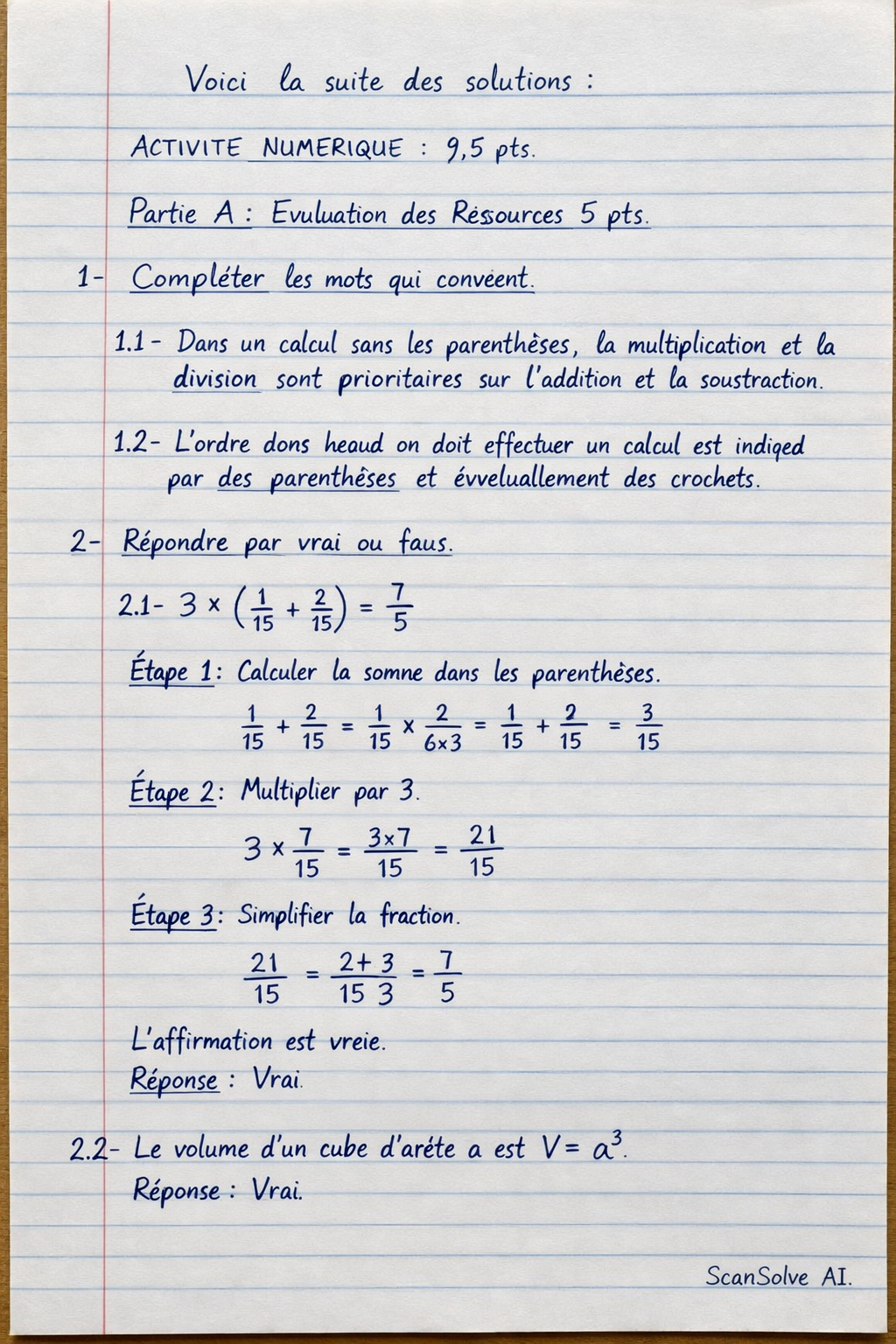 Handwritten step-by-step solution preview