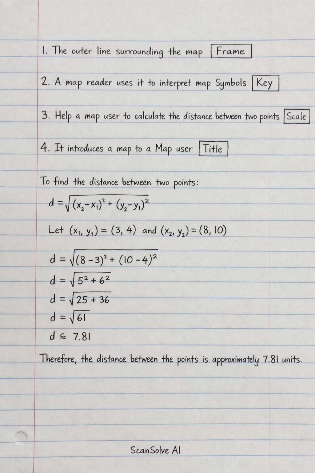 Handwritten step-by-step solution preview