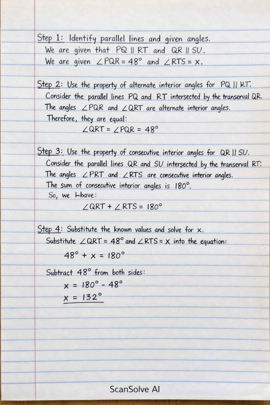 Handwritten step-by-step solution preview