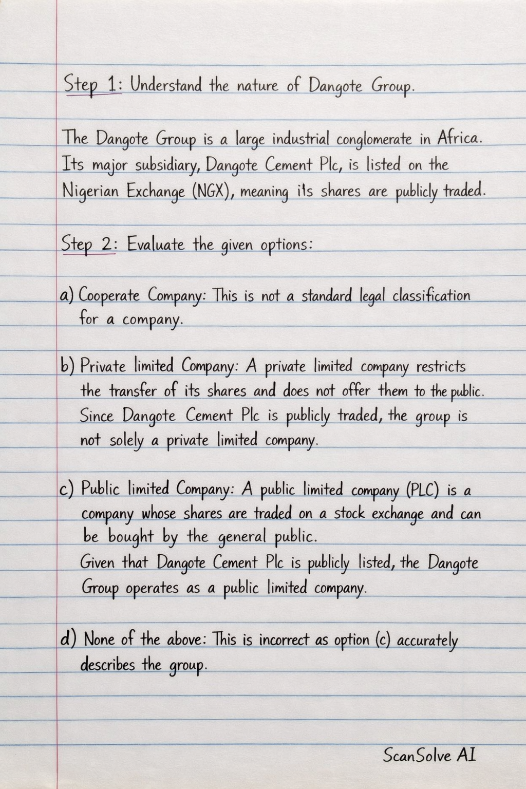 Handwritten step-by-step solution preview