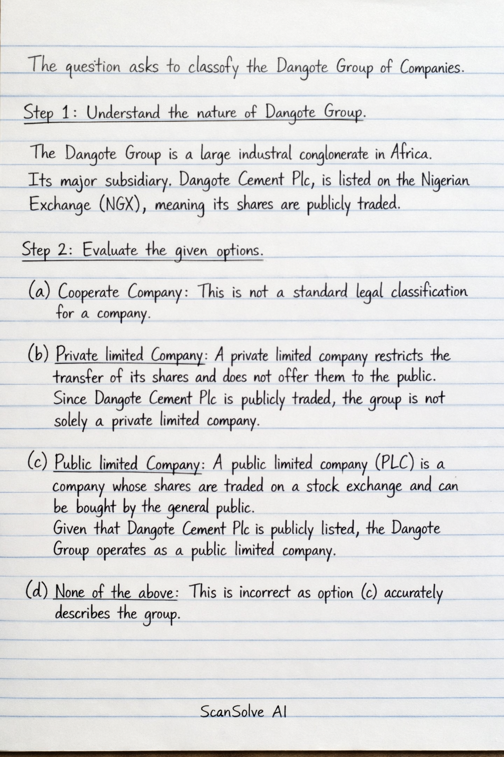 Handwritten step-by-step solution preview