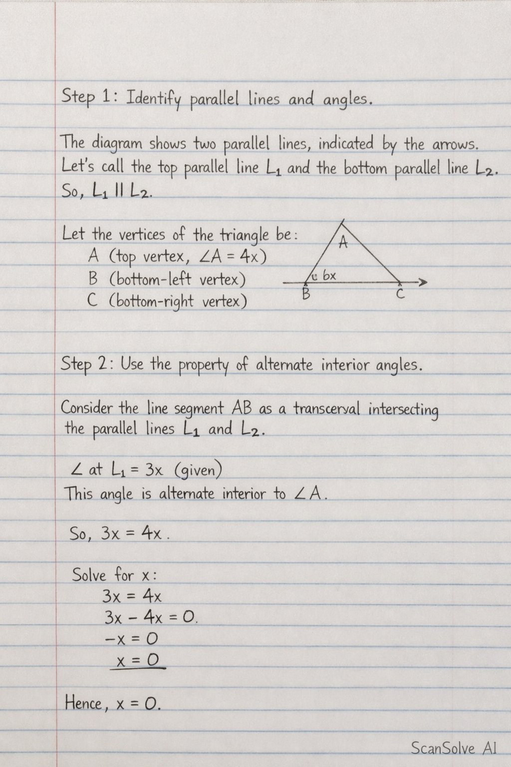 Handwritten step-by-step solution preview