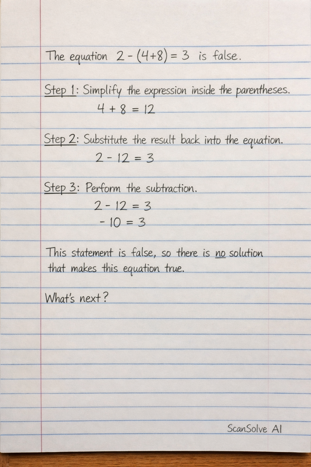 Handwritten step-by-step solution preview