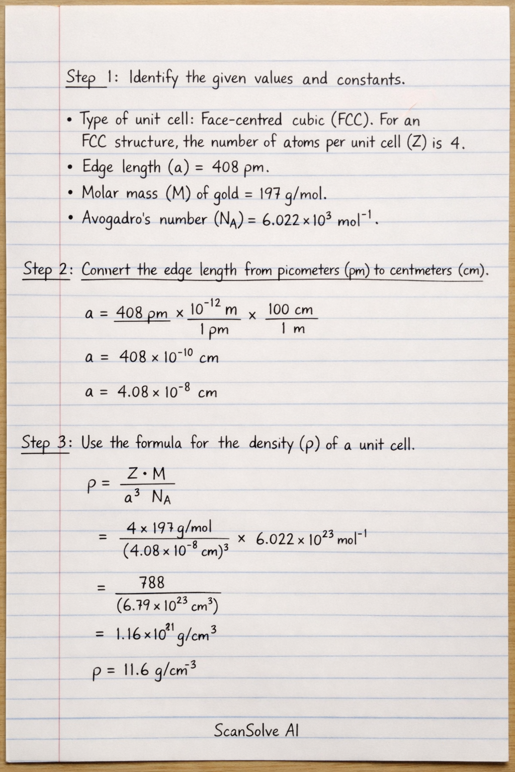 Handwritten step-by-step solution preview