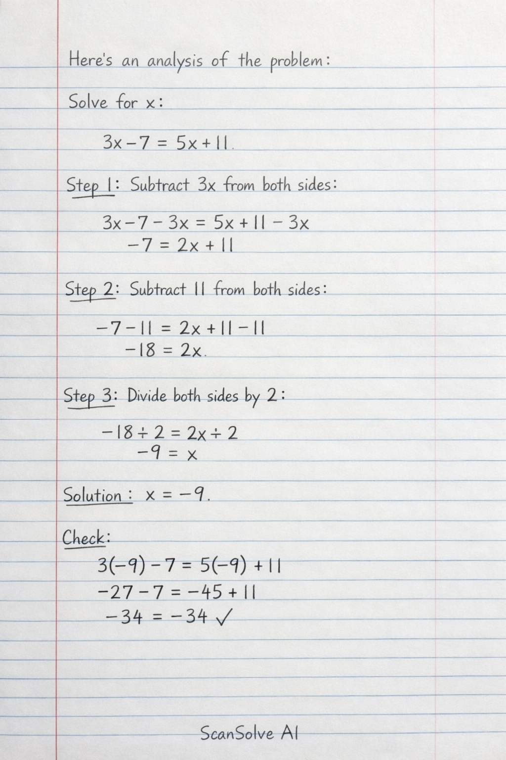 Handwritten step-by-step solution preview