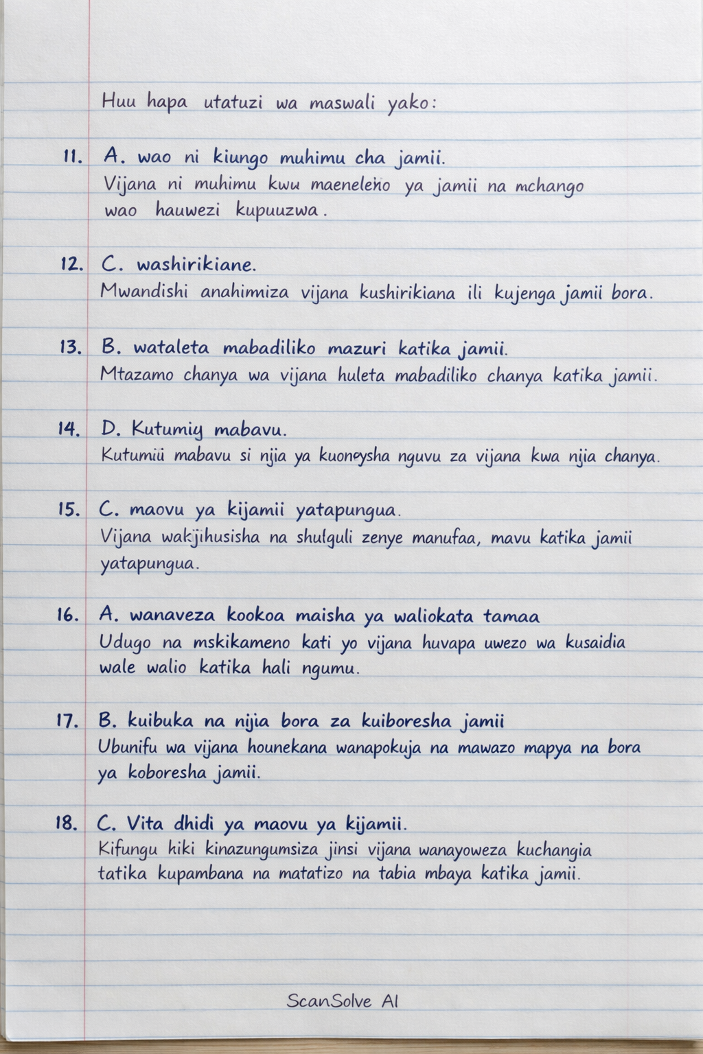 Handwritten step-by-step solution preview