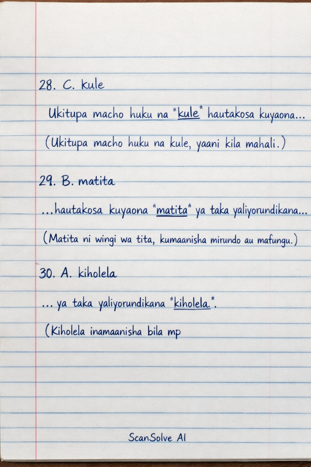 Handwritten step-by-step solution preview