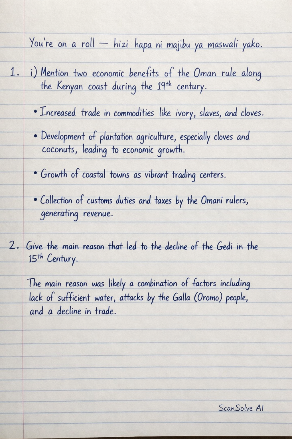Handwritten step-by-step solution preview